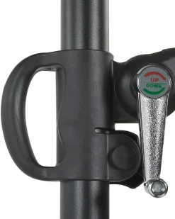 Beliani Ombrellone a sbalzo 245 cm MONZA II Verde oliva Verde Nero