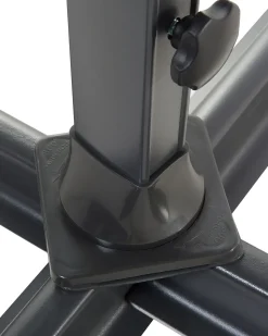 Hot Beliani Ombrellone a sbalzo 300 cm SAVONA Grigio scuro Grigio Grigio Nero