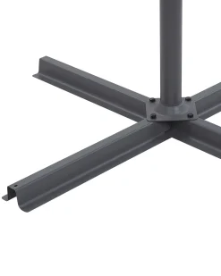 Hot Beliani Ombrellone a sbalzo LED 285 cm CORVAL grafite Grigio