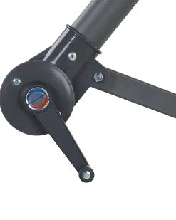 Hot Beliani Ombrellone a sbalzo LED 285 cm CORVAL grafite Grigio