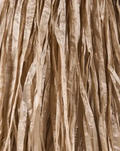 Beliani Ombrellone da esterno 175 cm CIVETTA Naturale Marrone Naturale