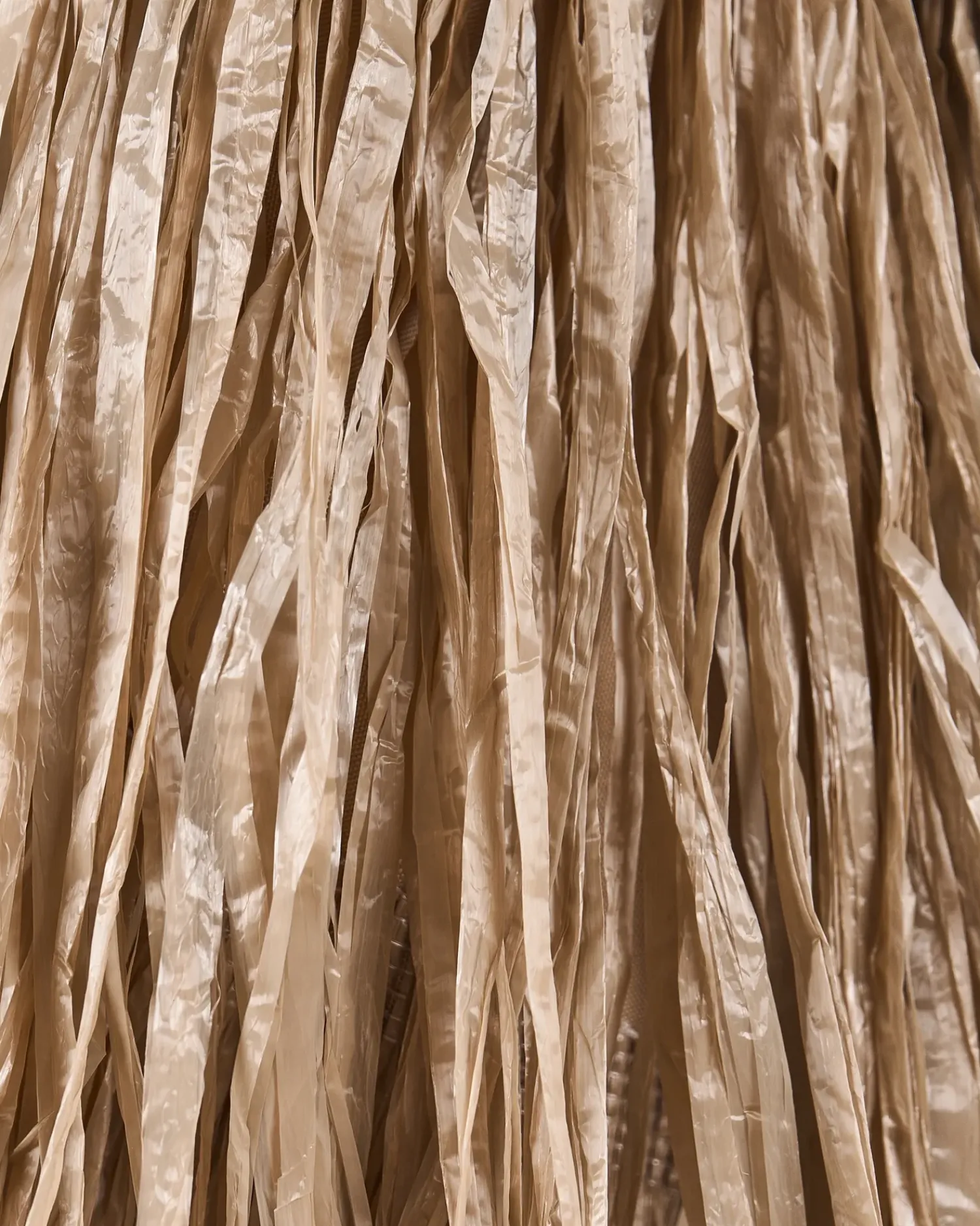 Beliani Ombrellone da esterno 175 cm CIVETTA Naturale Marrone Naturale