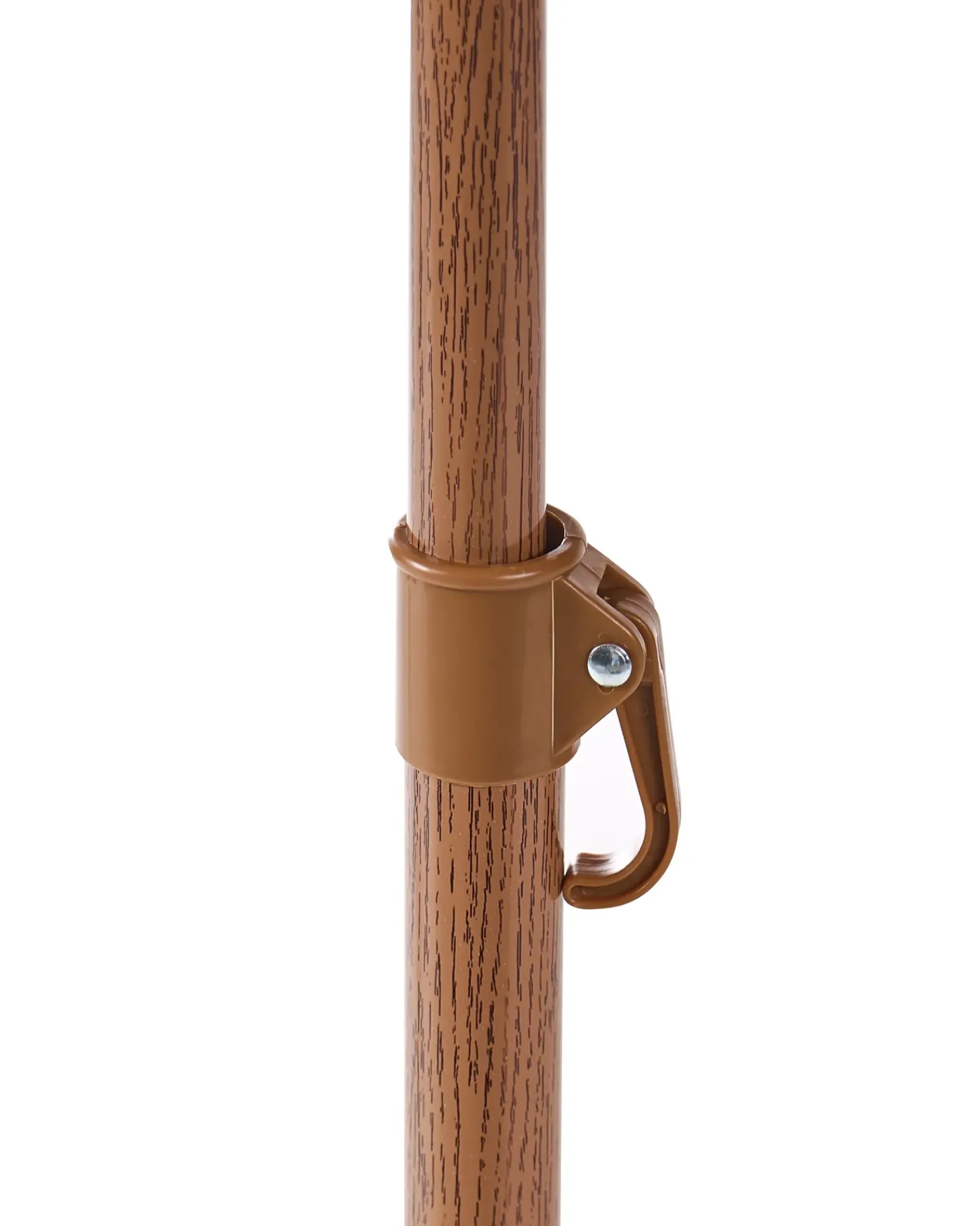 Beliani Ombrellone da esterno 175 cm CIVETTA Naturale Marrone Naturale
