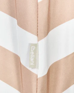 Online Beliani Ombrellone da esterno 260 cm FERENTILLO Beige/Bianco Bianco Beige