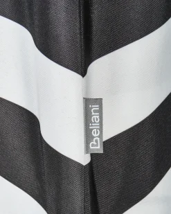 Best Beliani Ombrellone da esterno 260 cm FERENTILLO Nero/Bianco Bianco Nero