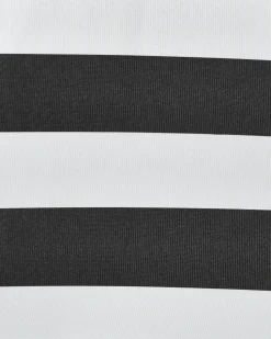 Best Beliani Ombrellone da esterno 260 cm FERENTILLO Nero/Bianco Bianco Nero