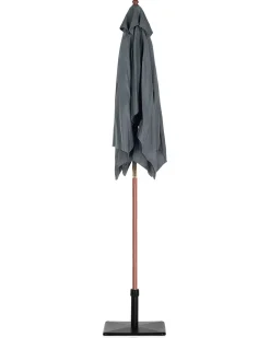New Beliani Ombrellone da esterno 195 cm FLAMENCO scuro Grigio