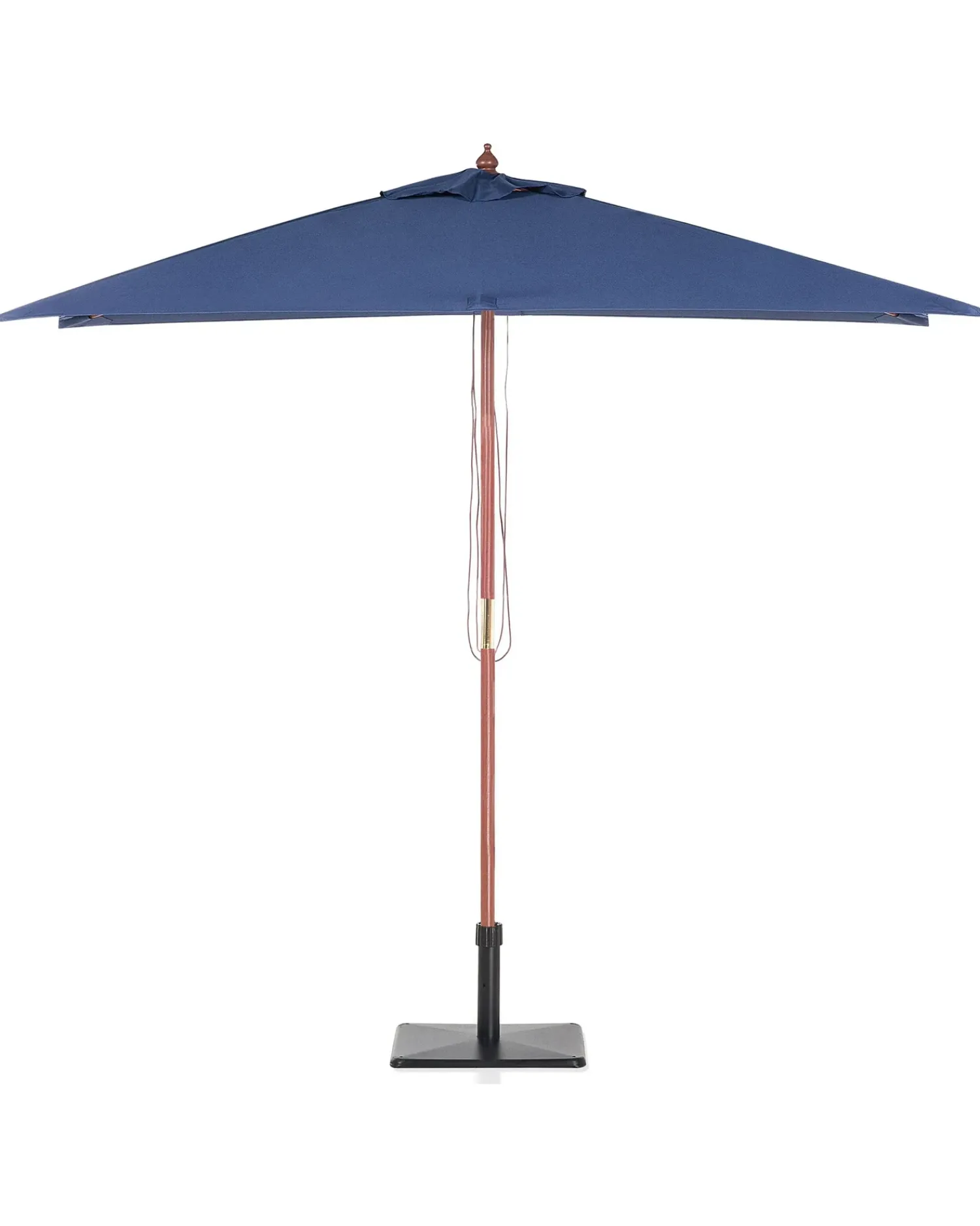 Sale Beliani Ombrellone da esterno 195 cm FLAMENCO Blu marino Marrone Blu