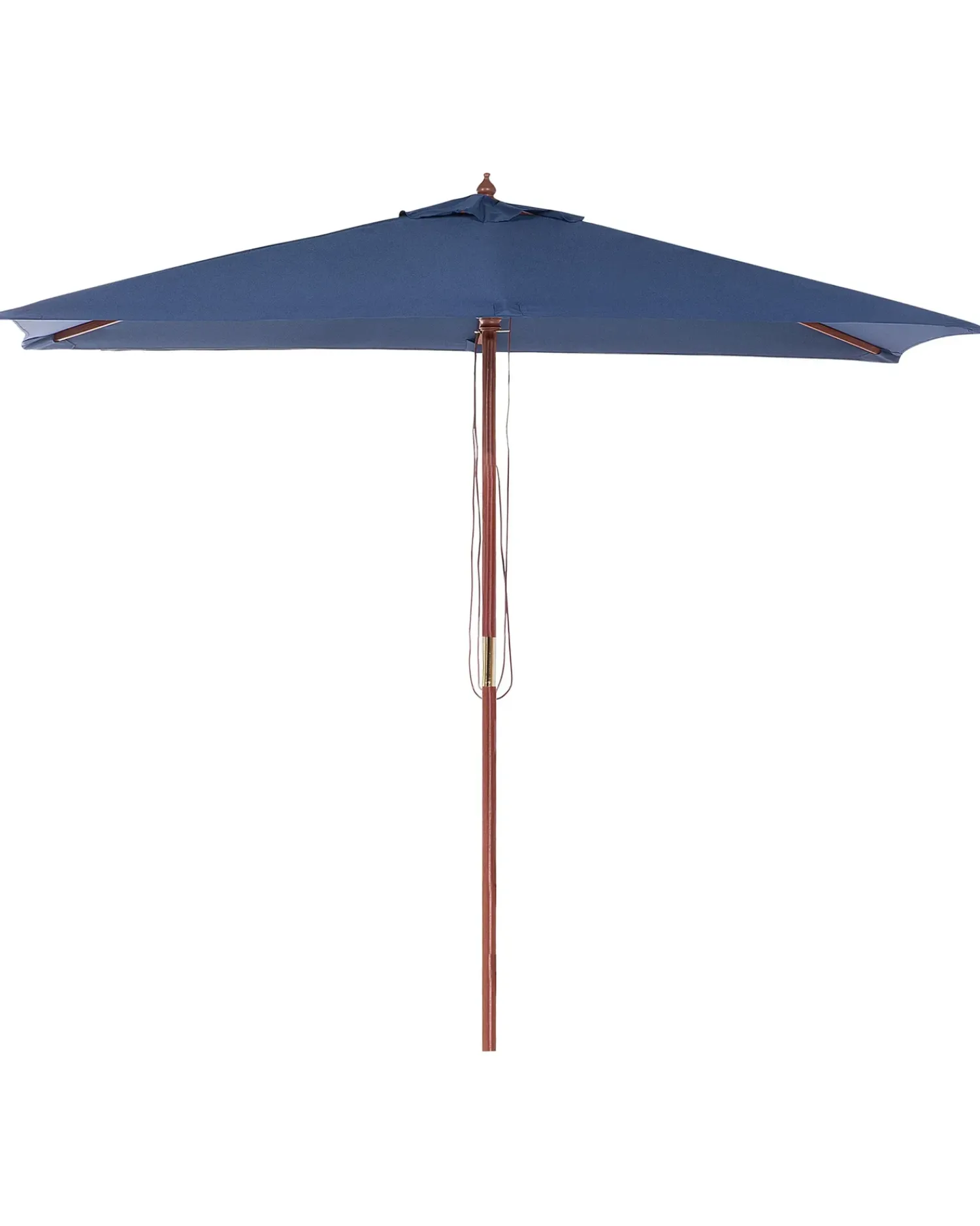 Sale Beliani Ombrellone da esterno 195 cm FLAMENCO Blu marino Marrone Blu