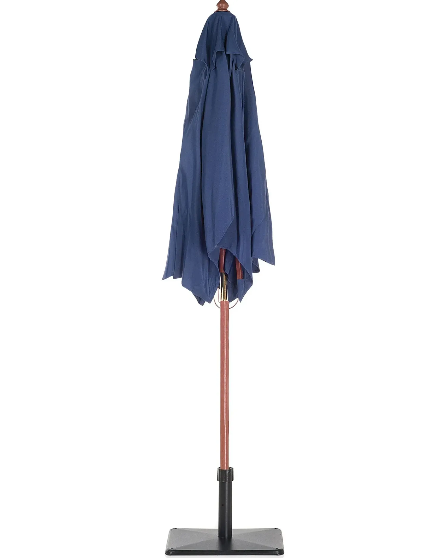 Sale Beliani Ombrellone da esterno 195 cm FLAMENCO Blu marino Marrone Blu