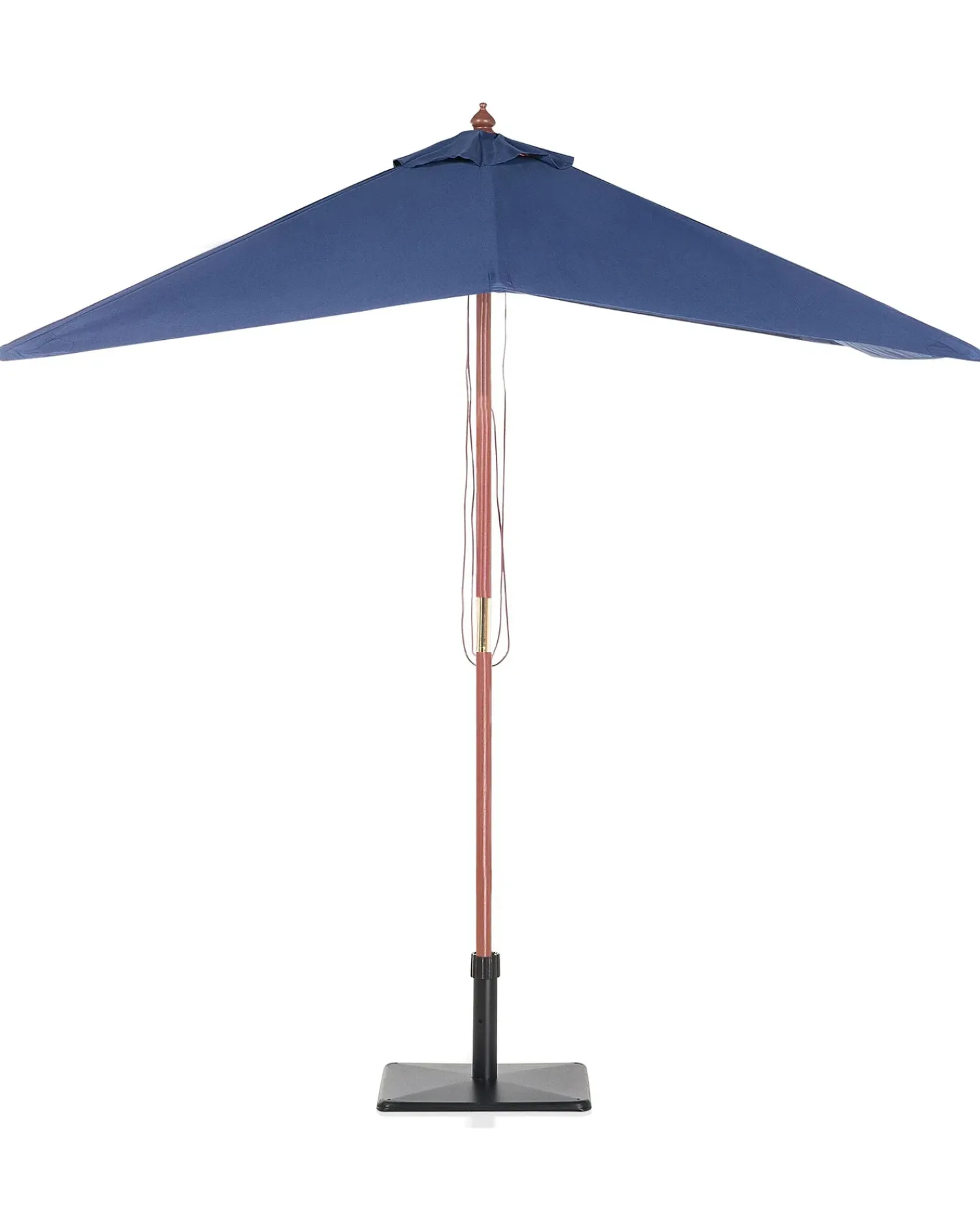 Sale Beliani Ombrellone da esterno 195 cm FLAMENCO Blu marino Marrone Blu