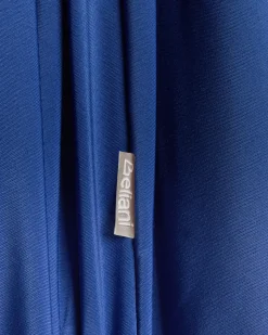 Outlet Beliani Ombrellone da esterno 245 cm MINOA Blu Bianco Blu