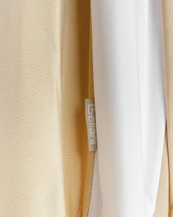 Best Beliani Ombrellone da esterno 245 cm MINOA Bianco/Beige Bianco Beige