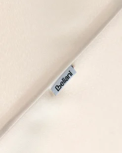 Beliani Ombrellone da esterno 258 cm MURASA Beige Beige Marrone