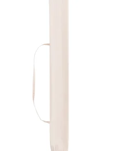 Outlet Beliani Ombrellone da esterno 232 cm SESTRIERE Beige Bianco Beige Marrone