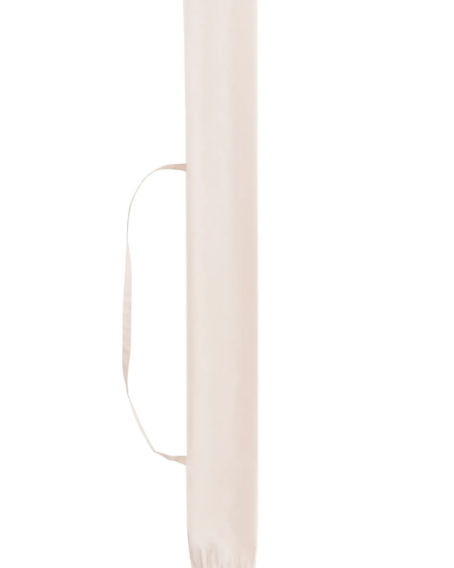 Outlet Beliani Ombrellone da esterno 232 cm SESTRIERE Beige Bianco Beige Marrone