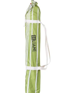 Online Beliani Ombrellone da giardino 150 cm MONDELLO Verde Bianco Marrone Verde