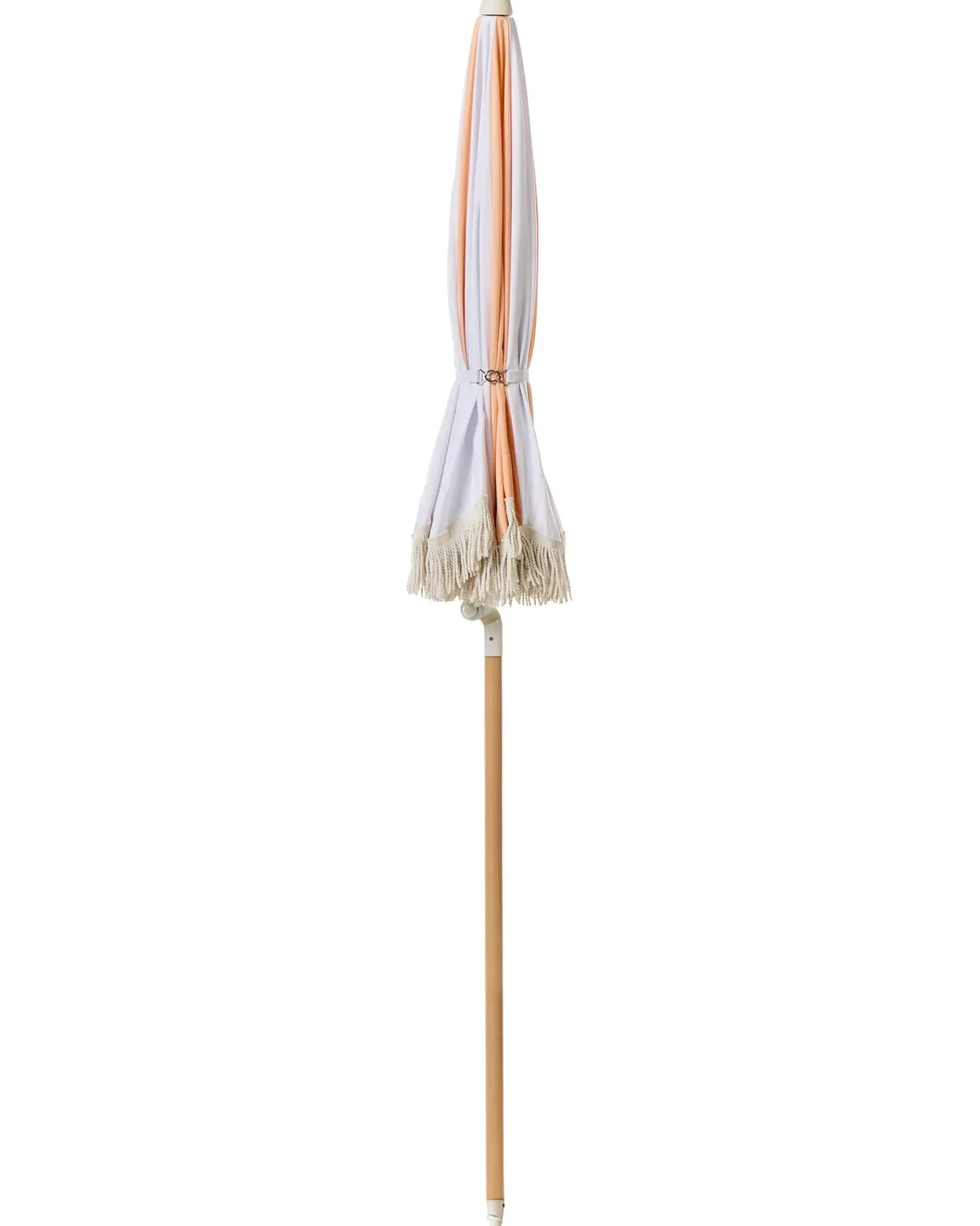 Online Beliani Ombrellone da giardino 155 cm MONDELLO Arancione Bianco Arancione