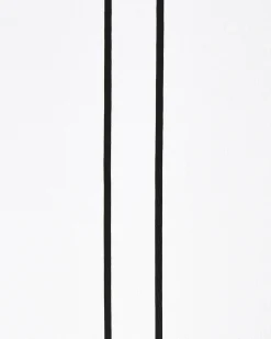 Clearance Beliani Ombrellone da giardino 155 cm MONDELLO Bianco/Nero Bianco Nero