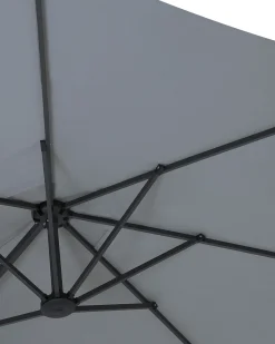 Online Beliani Ombrellone da giardino 460 cm SIBILLA Grigio