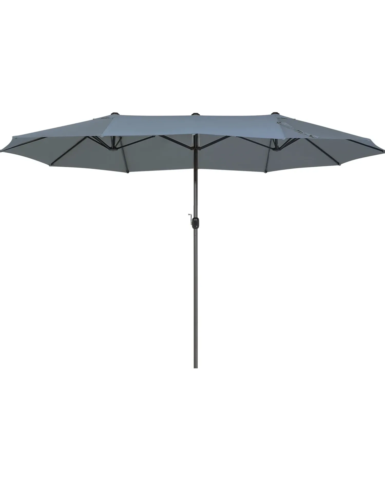 Online Beliani Ombrellone da giardino 460 cm SIBILLA Grigio