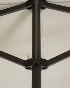 Best Beliani Ombrellone da giardino 460 cm SIBILLA Beige