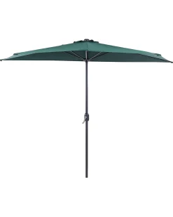 Hot Beliani Ombrellone Semicircolare 270 cm GALATI Verde Verde Nero