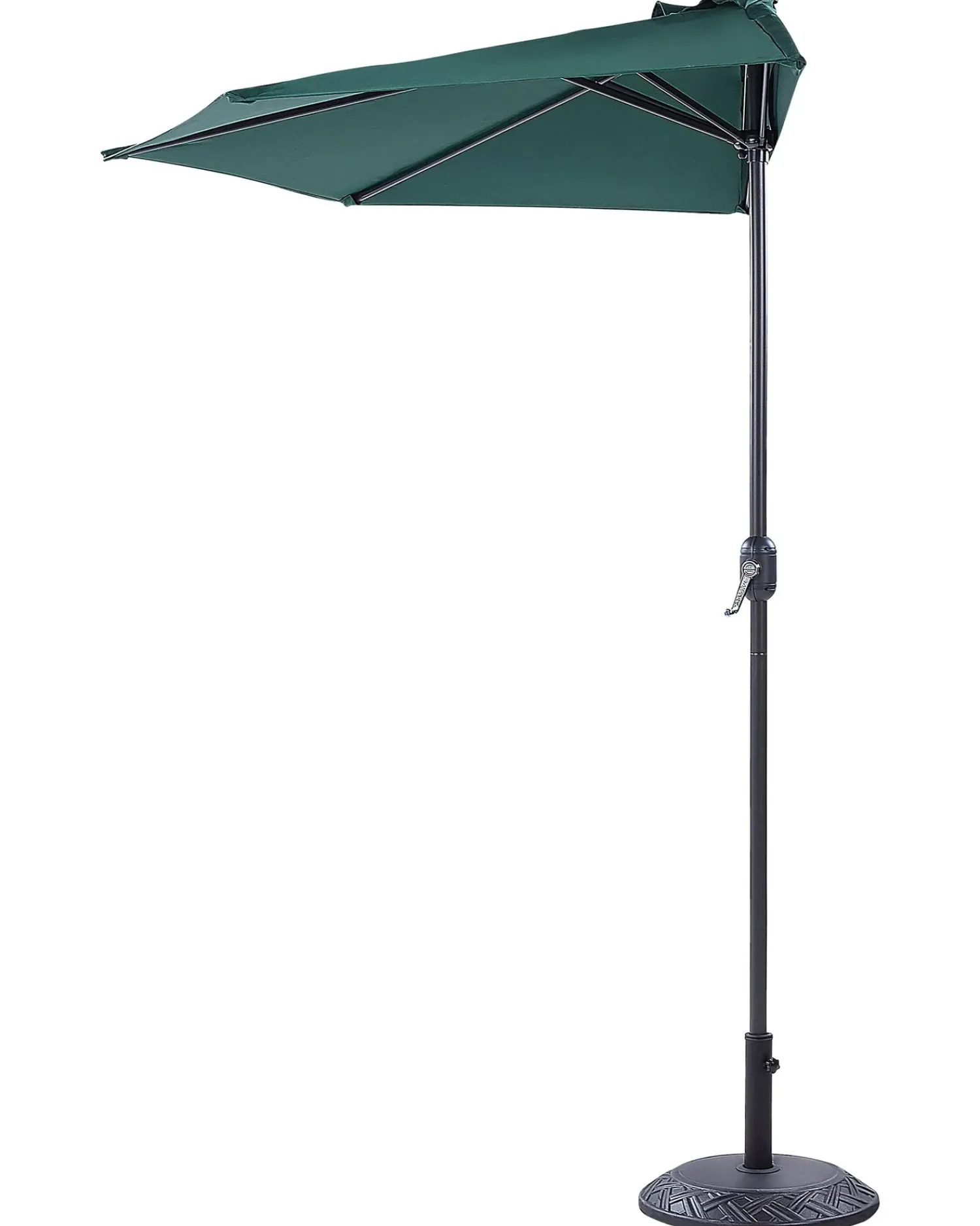 Hot Beliani Ombrellone Semicircolare 270 cm GALATI Verde Verde Nero
