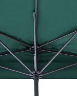 Hot Beliani Ombrellone Semicircolare 270 cm GALATI Verde Verde Nero