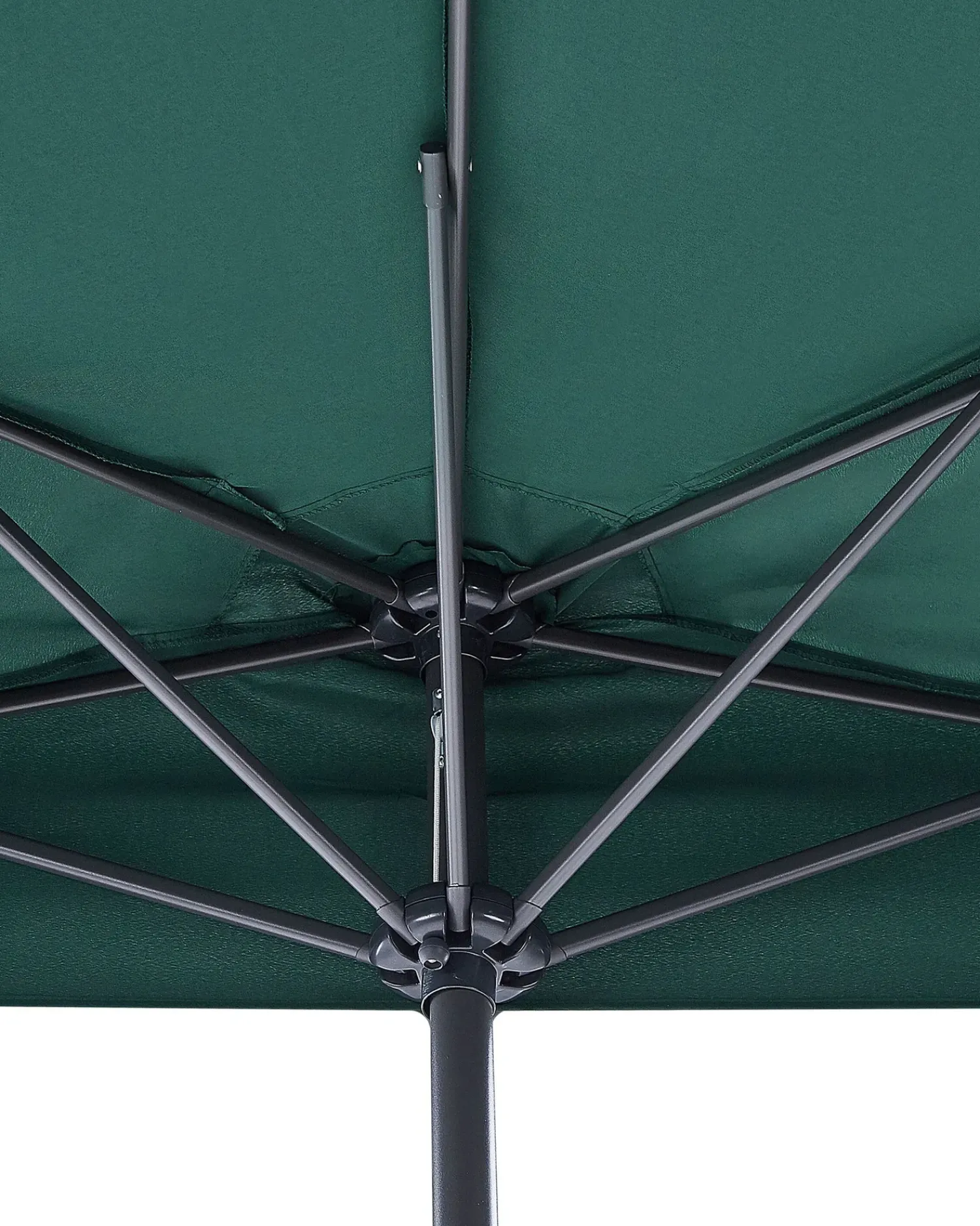 Hot Beliani Ombrellone Semicircolare 270 cm GALATI Verde Verde Nero