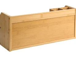 Clearance Beliani Organizer da cucina FOUGASSE Bambù chiaro Marrone
