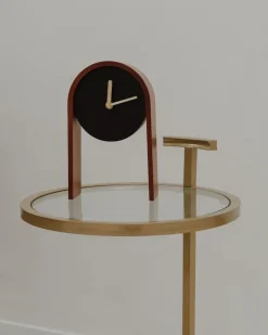 Online Beliani Orologio BLATTEN 16 cm Nero Marrone Nero Oro