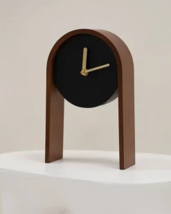 Online Beliani Orologio BLATTEN 16 cm Nero Marrone Nero Oro