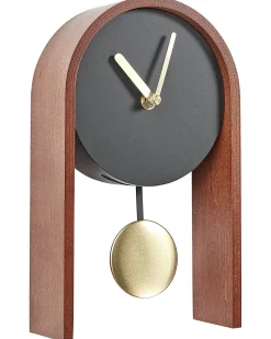 Online Beliani Orologio BLATTEN 16 cm Nero Marrone Nero Oro