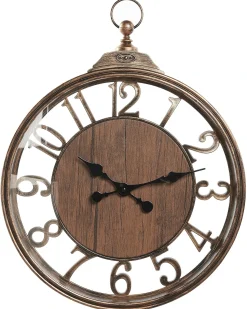 Best Beliani Orologio da parete ALCOBA 40 cm Marrone