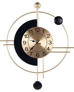 Online Beliani Orologio da parete ALLOGNY 59 cm Metallo Oro Nero Oro