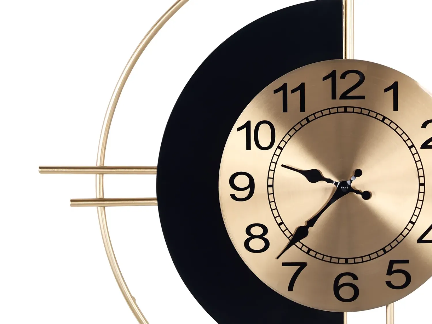 Online Beliani Orologio da parete ALLOGNY 59 cm Metallo Oro Nero Oro