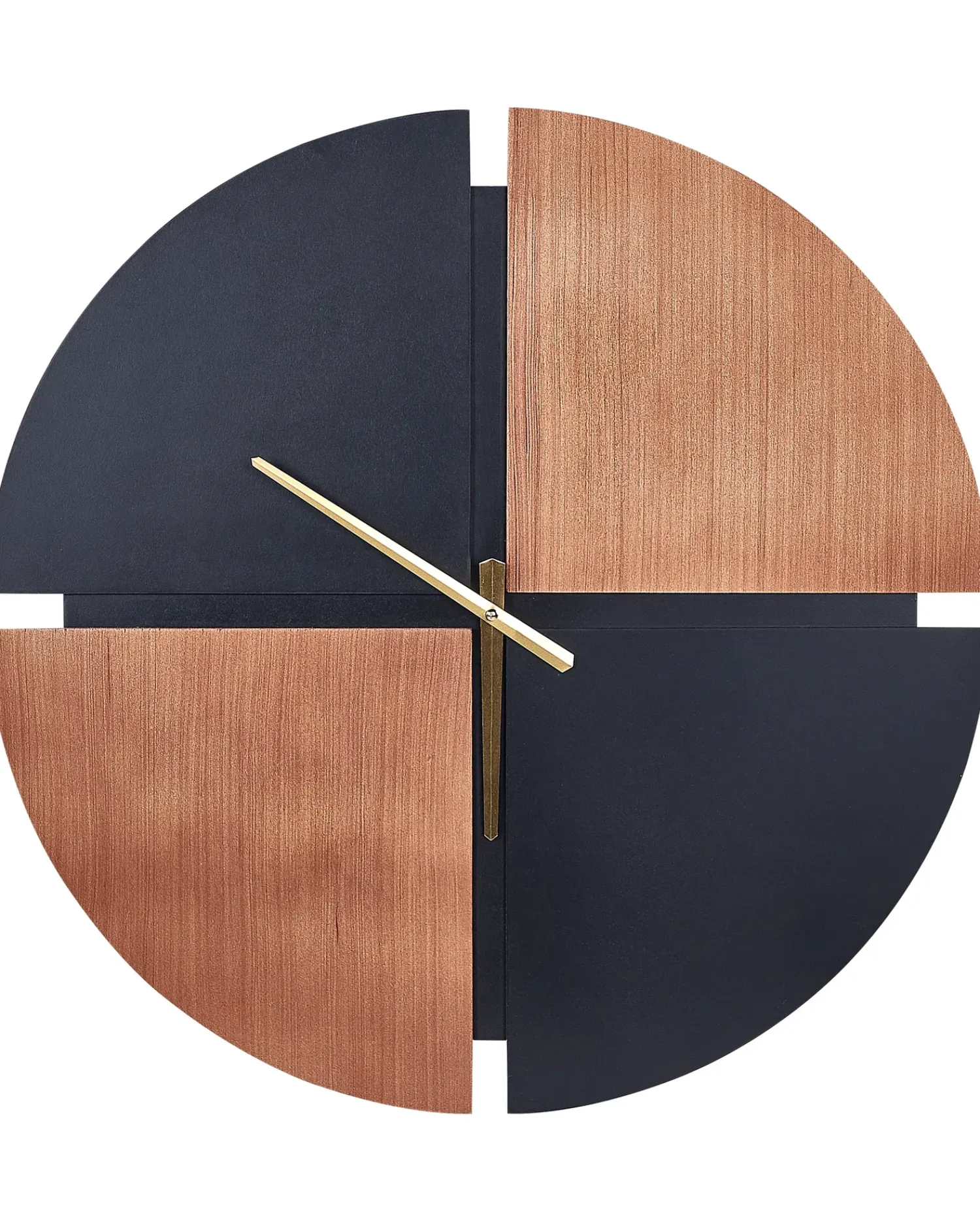 Sale Beliani Orologio da parete ARAMON 60 cm Marrone/Nero Marrone Nero