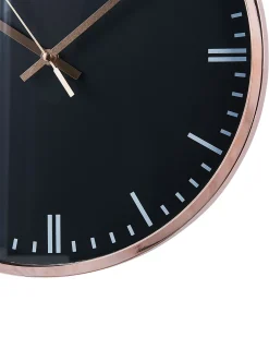 Discount Beliani Orologio da parete BEZAS 30 cm Nero Rame Nero