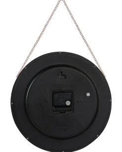 Discount Beliani Orologio da parete BEZAS 30 cm Nero Rame Nero