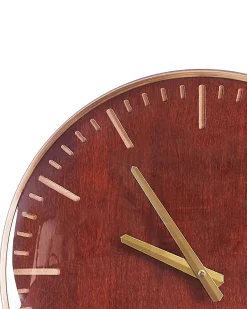 Online Beliani Orologio da parete BRUGG 43 cm Marrone dorato Marrone Oro