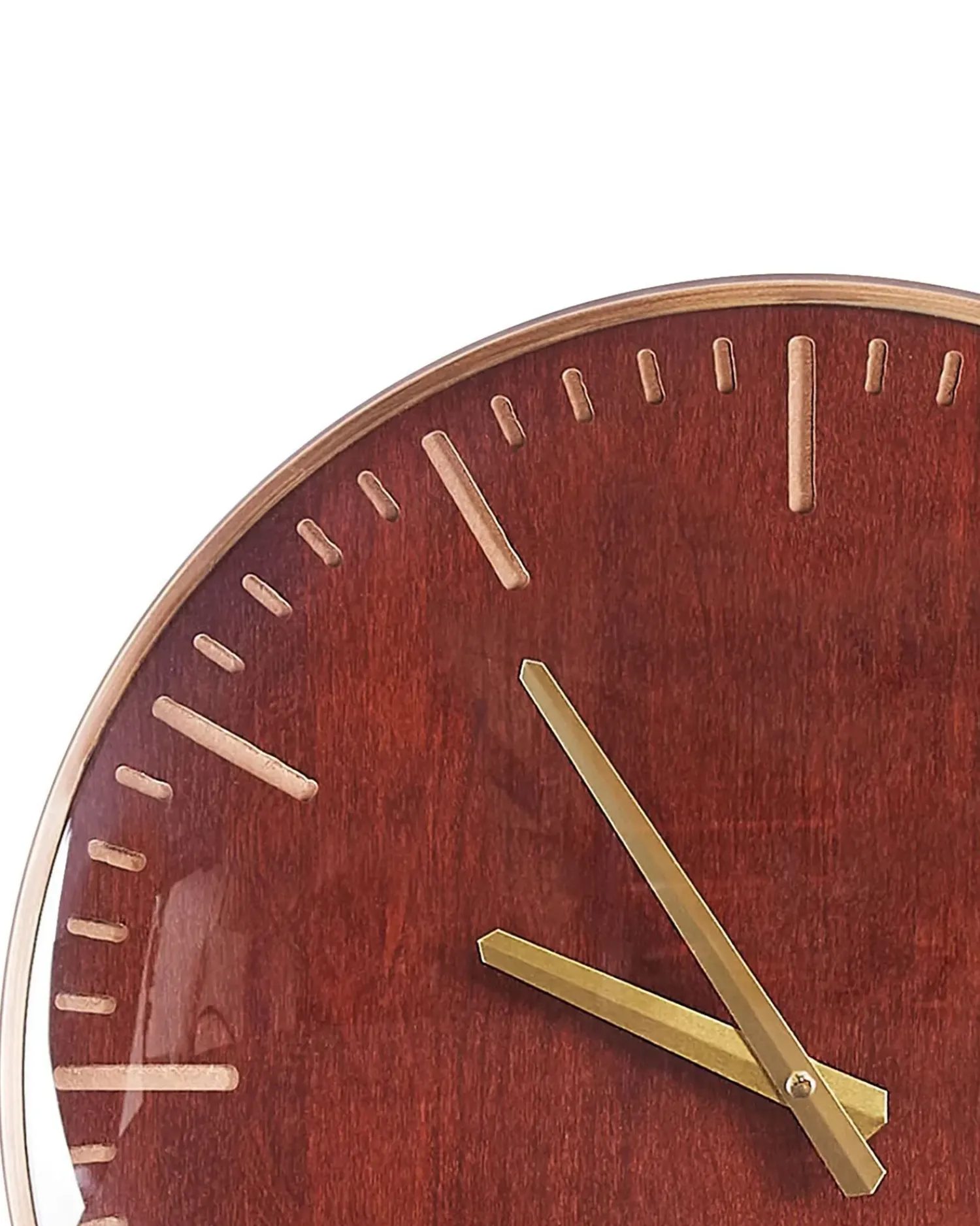 Online Beliani Orologio da parete BRUGG 43 cm Marrone dorato Marrone Oro