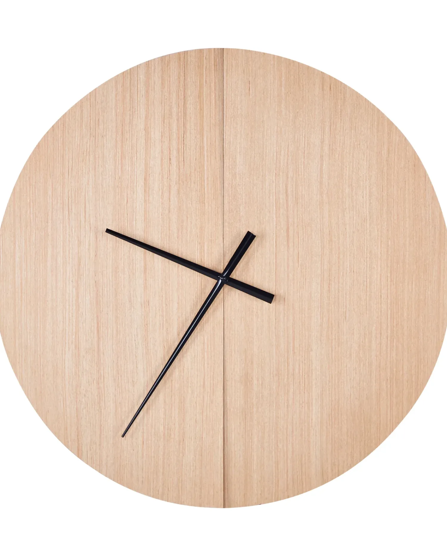 Beliani Orologio da parete CABIC 60 cm chiaro Marrone