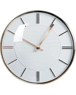 Online Beliani Orologio da parete DAROCA 34 cm Bianco Bianco Oro