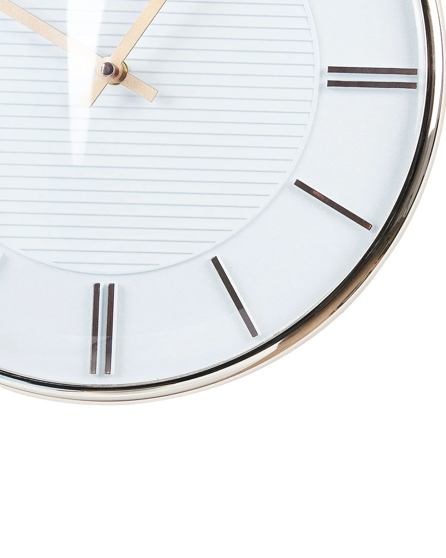 Online Beliani Orologio da parete DAROCA 34 cm Bianco Bianco Oro