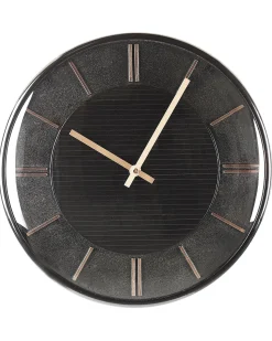 Best Beliani Orologio da parete DAROCA 34 cm Nero Rame Nero