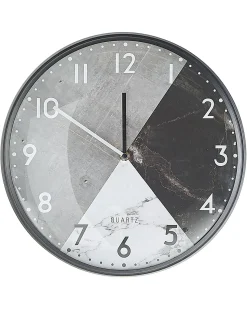 Sale Beliani Orologio da parete DAVOS 33 cm Grigio Bianco Grigio Nero