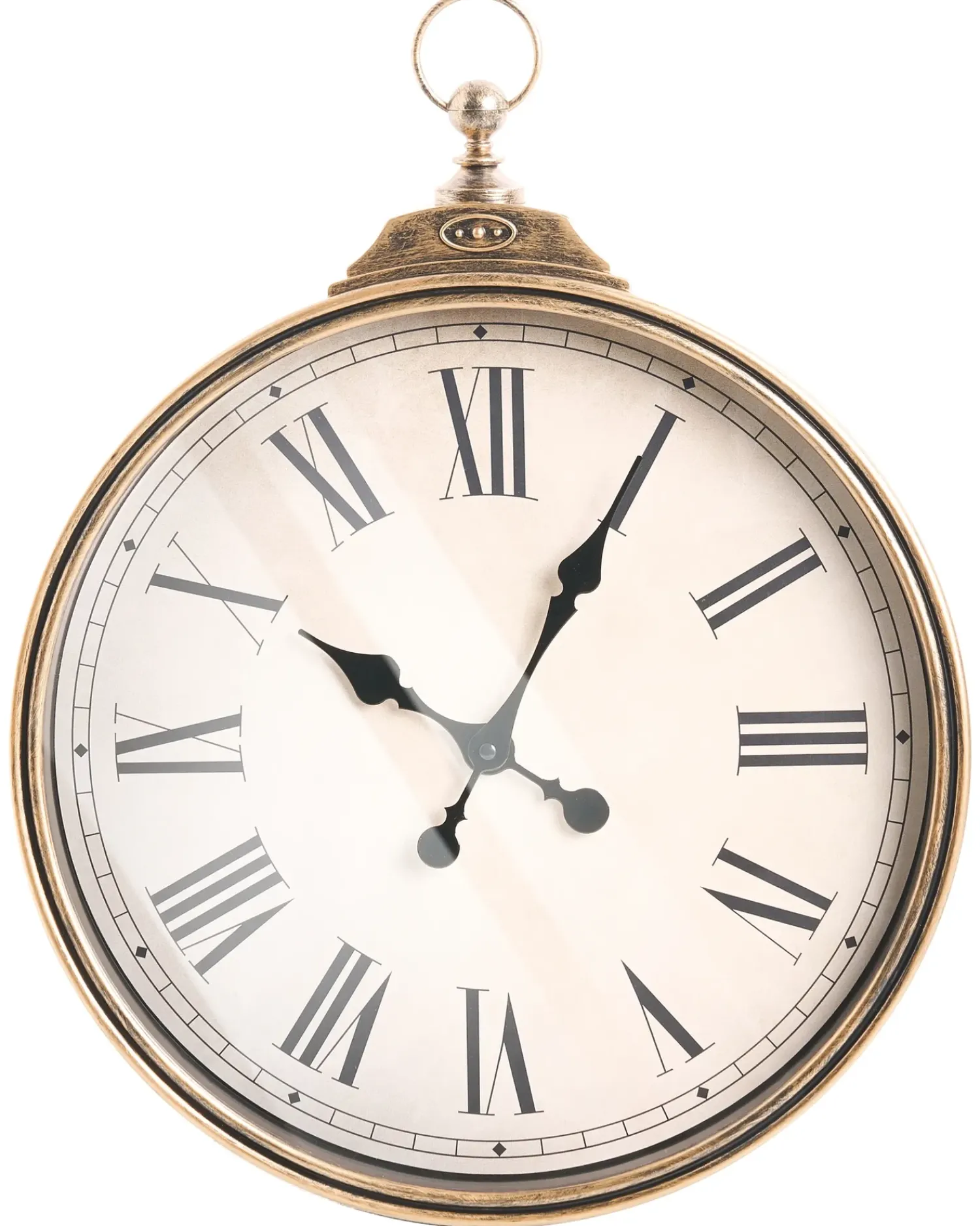 Outlet Beliani Orologio da parete GANDIA 40 cm Oro Beige Oro Nero