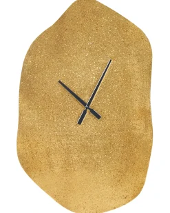 Outlet Beliani Orologio da parete GANGES 50 cm Metallo Ottone Nero Ottone