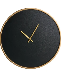 Online Beliani Orologio da parete LUCENS 40 cm Nero Oro Nero